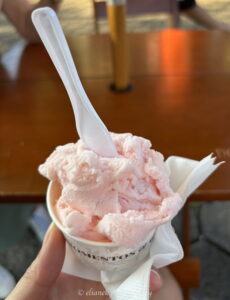 gelato de rosas