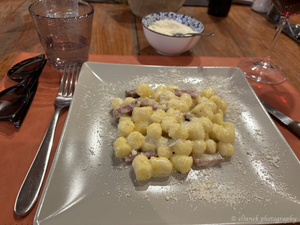 nhoque de gorgonzola