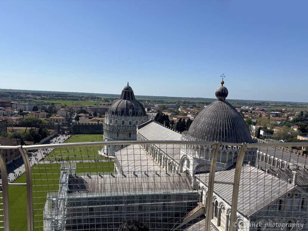 vista da torre de pisa italia